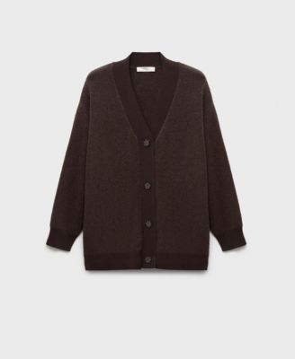 Women's Contrasting Detail Knitted Cardigan