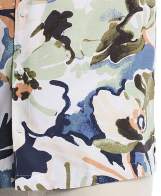 Men's Water-Color Painting Print Classic-Fit Shirt