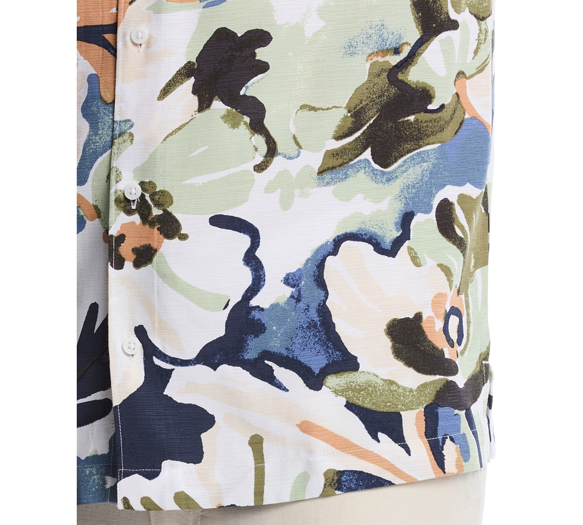 Cubavera Men's Water-Color Painting Print Classic-Fit Shirt