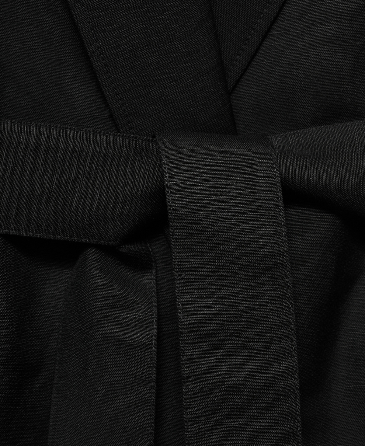 Mango Women's Belted Linen Suit Vest In Black