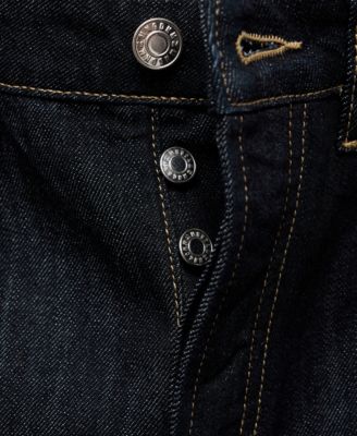 Women's Wide Leg Button Jeans