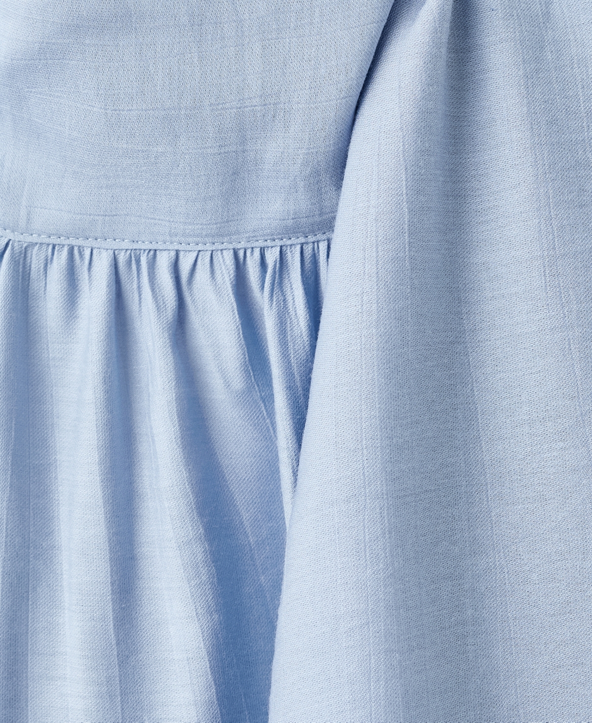 Mango Women's Foulard Textured Blouse In Blue