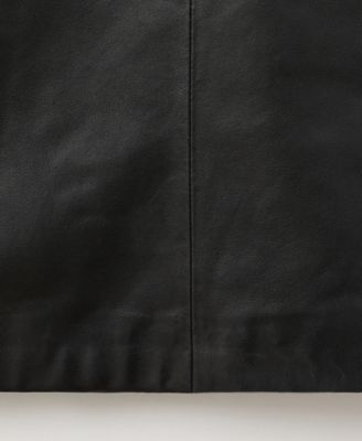 Women's Leather Midi-Dress