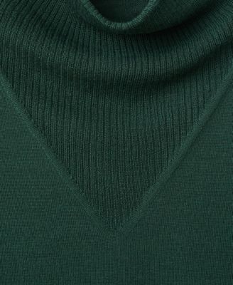 Women's Draped Neck Knitted Sweater