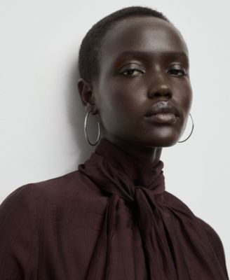 Women's Foulard Textured Blouse