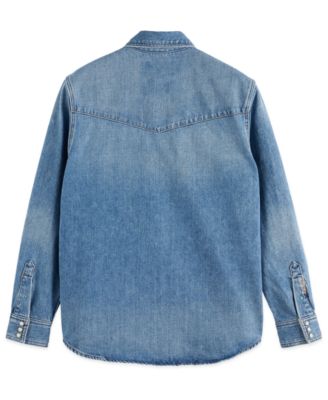 Men's Washed Denim Shirt