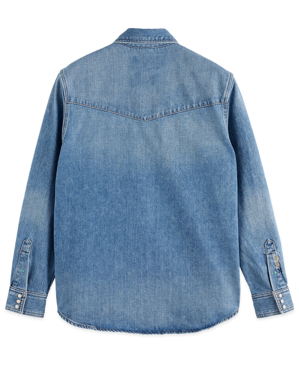 Scotch & Soda Men's Washed Denim Shirt