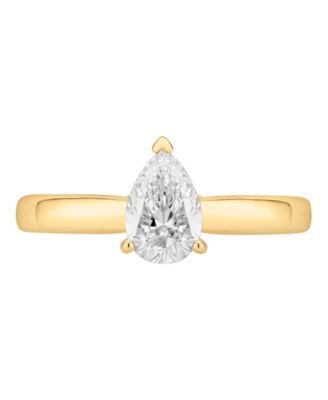 Pear Engagement Ring (1 ct. t.w.) in 14k Yellow Gold