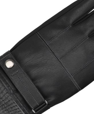 Men's SleekHeat Touchscreen Rib Knit Cuff Gloves