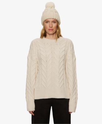 Women's Snow Bunny Statement Long-Sleeve Sweater