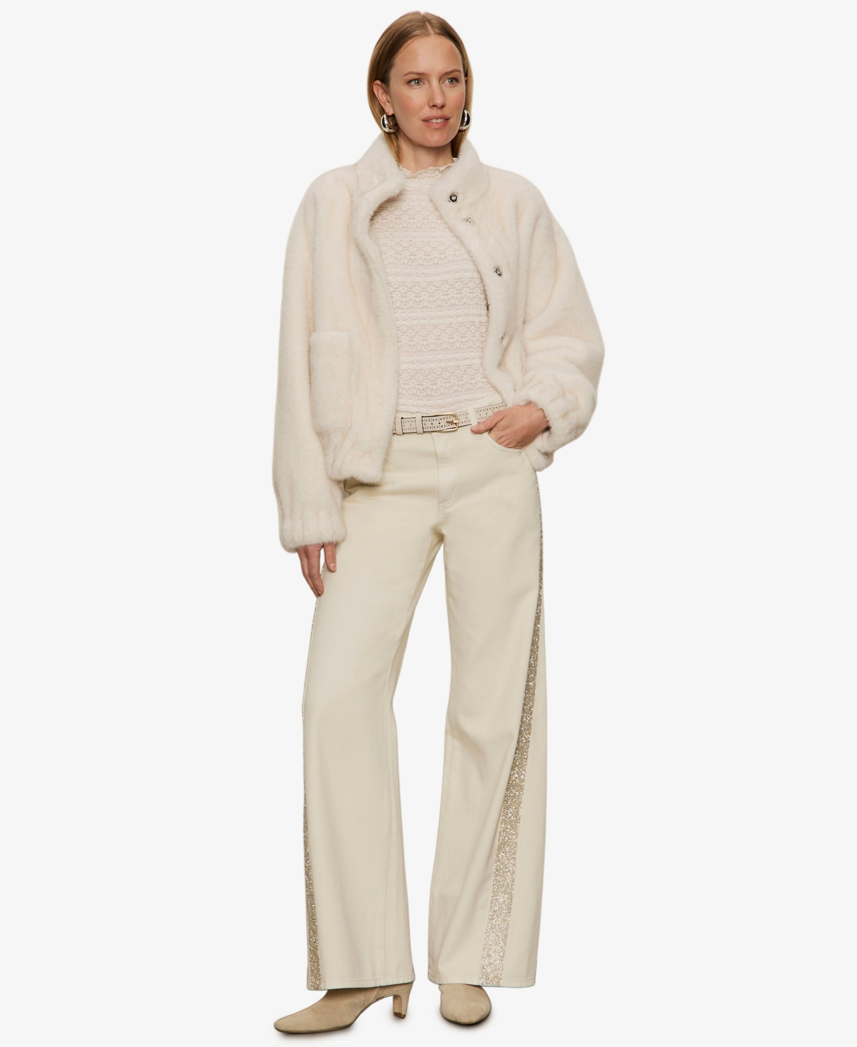 Sanctuary Women's Coco Button Snap Jacket In Brown