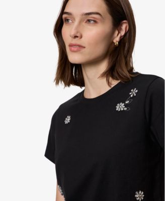 Women's Embellished Short-Sleeve T-Shirt