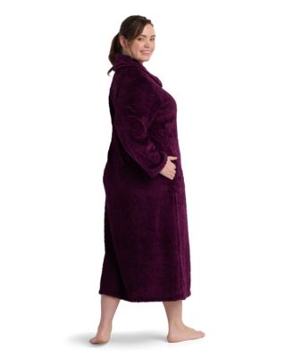 Women's Long-Sleeve Solid Robe