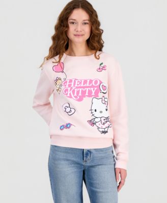 Juniors' Hello Kitty Crewneck Sweatshirt