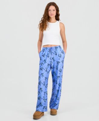 Juniors' Stitch Valentine's Day Brushed Jersey Lounge Pants