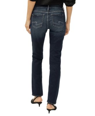 Women's Elyse Mid Rise Comfort Fit Straight Jeans
