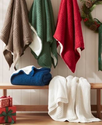 Rowan Waffle Knit Chenille Throw, 50" x 60"