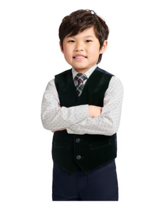 Boys' 2T-7 Shirt, Tie, Vest and Pants, 4-Piece Set