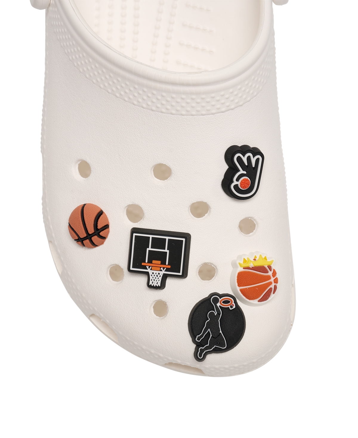 Crocs Jibbitz Basketball Team Charms (5-Pack) from Finish Line