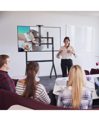 MTP100 Height Adjustable Rolling TV Stand for 55" - 100" TVs