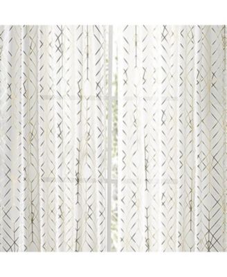 Deco Crushed Taffeta Rod Pocket Tailored Panel