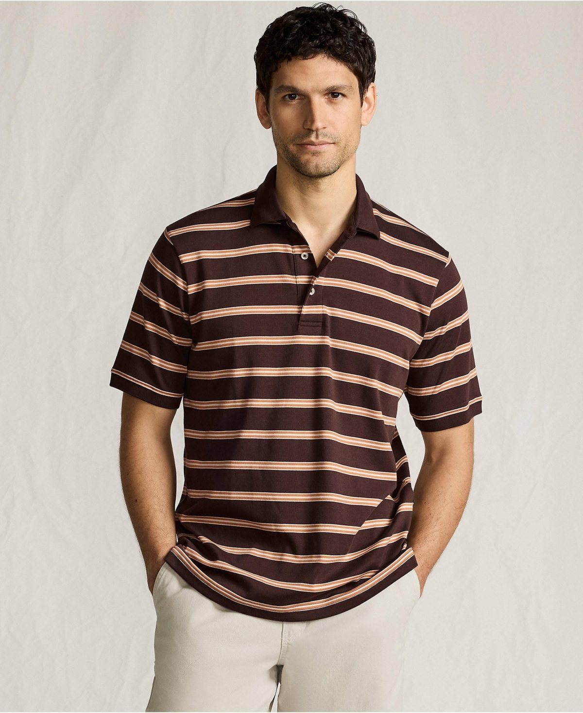Lands' End Men's Tall Short Sleeve Cotton Supima Polo Shirt