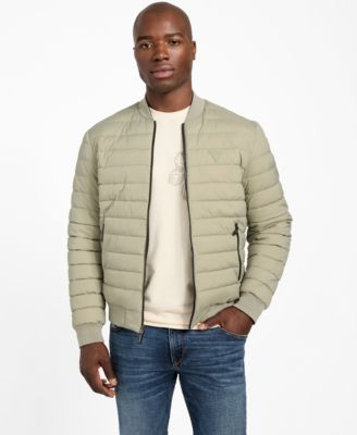 Men's Quilted Reversible Bomber Jacket