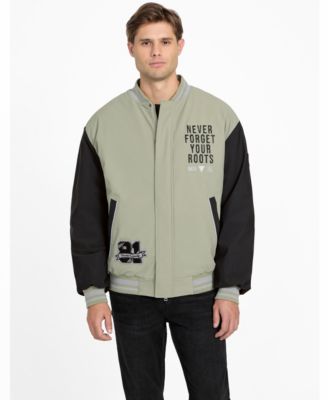 Men's Regular-Fit Varsity Bomber Jacket