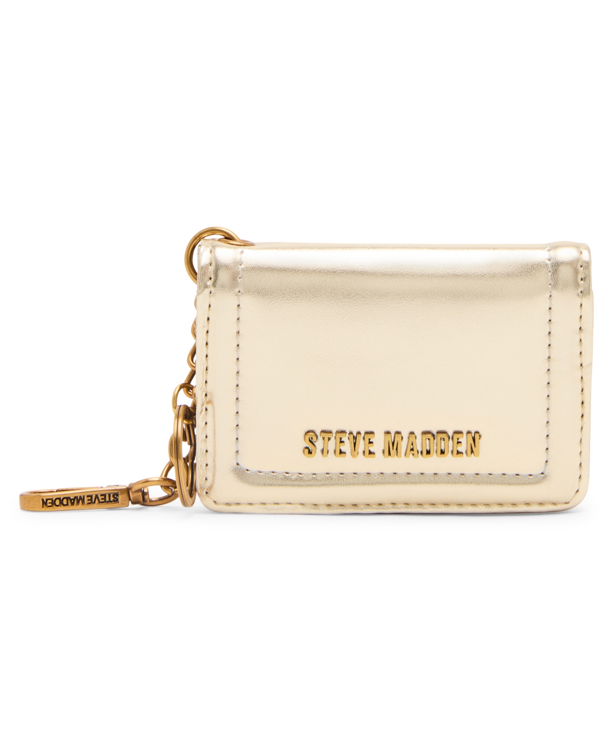 Steve Madden Bjem-b Bifold Card Case Wallet In Gold