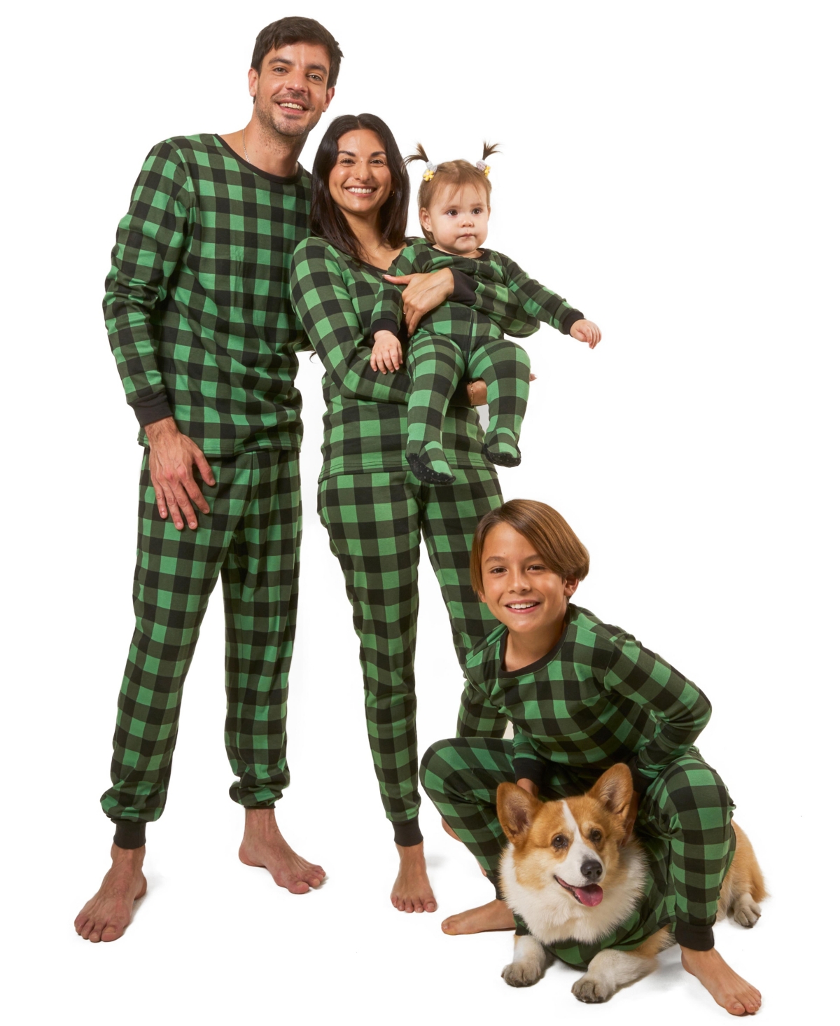 Leveret Women's Two Piece Cotton Plaid Holiday Pajamas