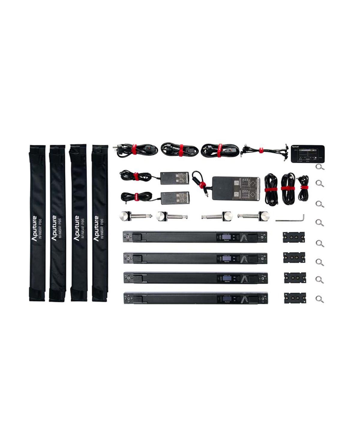 Aputure Infinibar PB6 2' Rgbww Led Pixel Bar 4-Light Kit