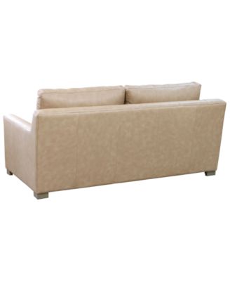 Stacia 74" Leather Deep-Seated Apartment Sofa