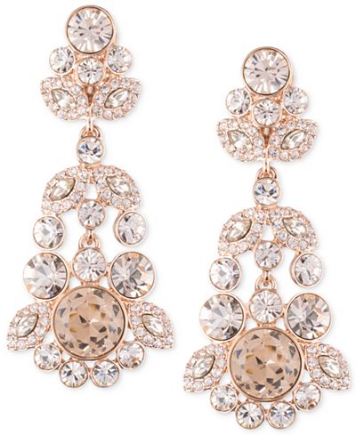 Givenchy Ornate Crystal Chandelier Earrings