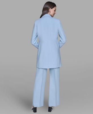 Women's Long One-Button Blazer Jacket