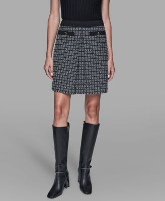 Women's Tweed Mini Skirt