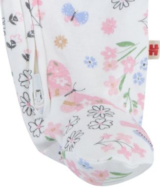 Baby Girls' Printed Footed Coverall