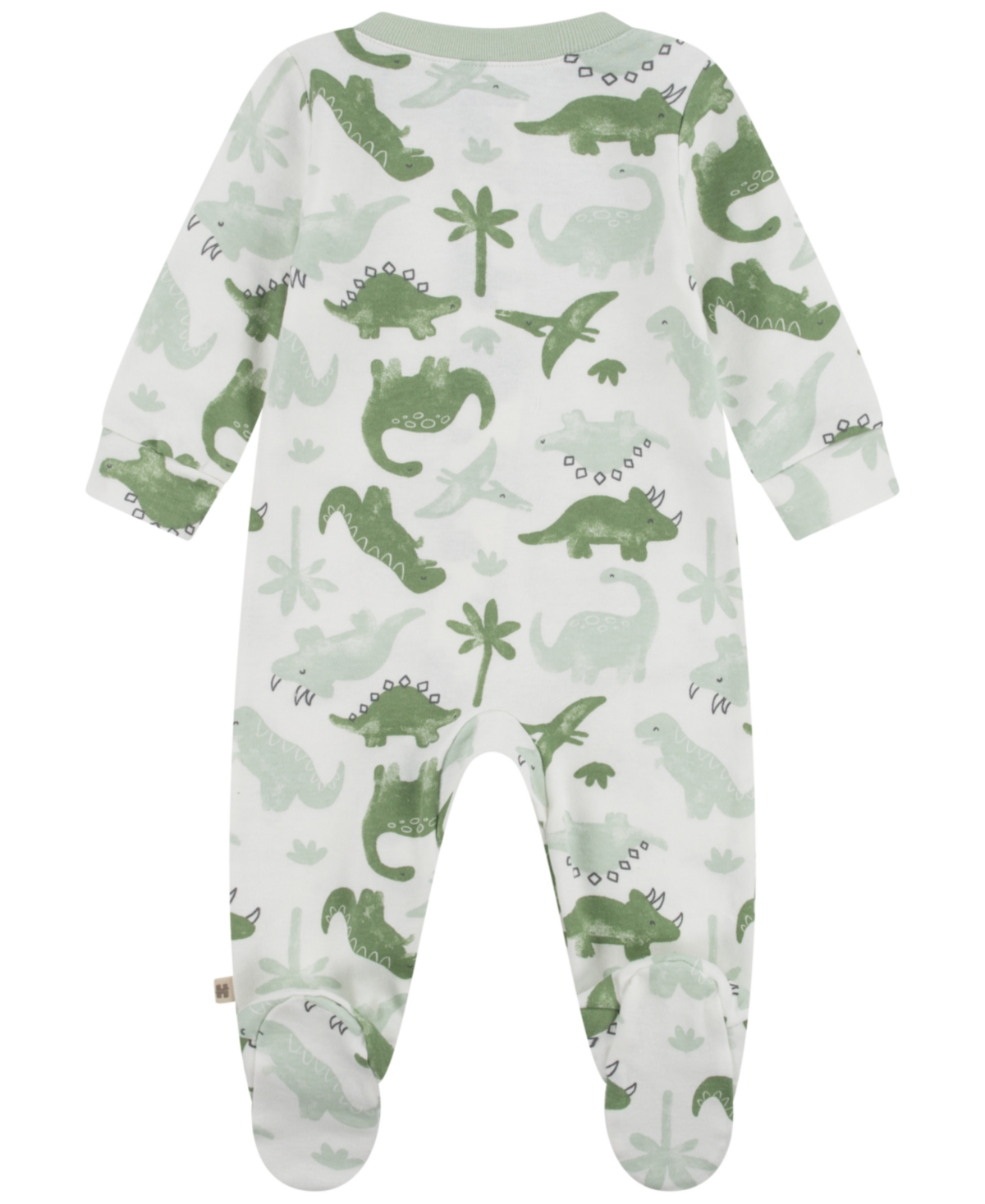 Huggies Baby Boys Printed Full-Zip Footed Long-Sleeve Coverall