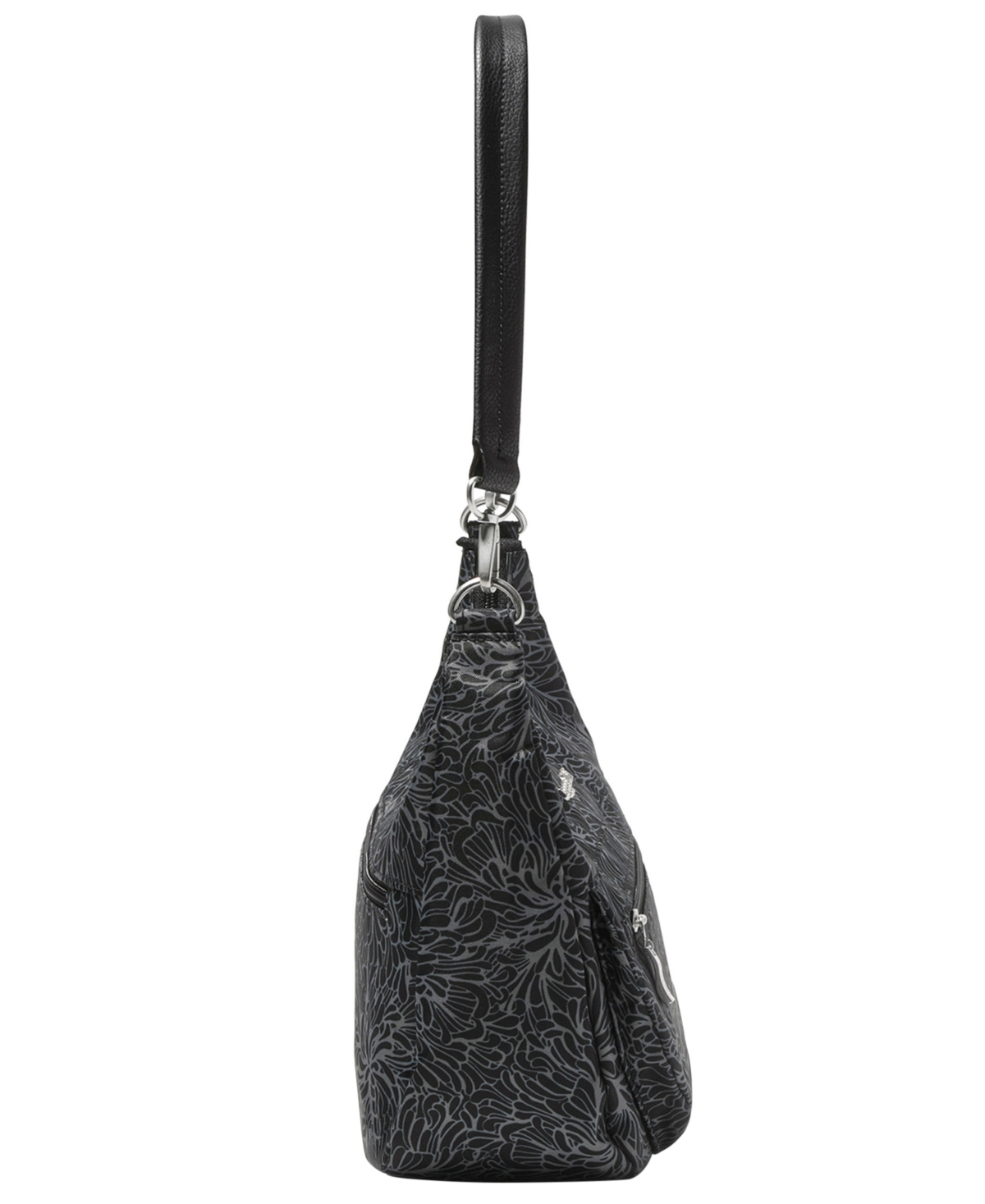 Baggallini Pocket Half Moon Bag In Blue