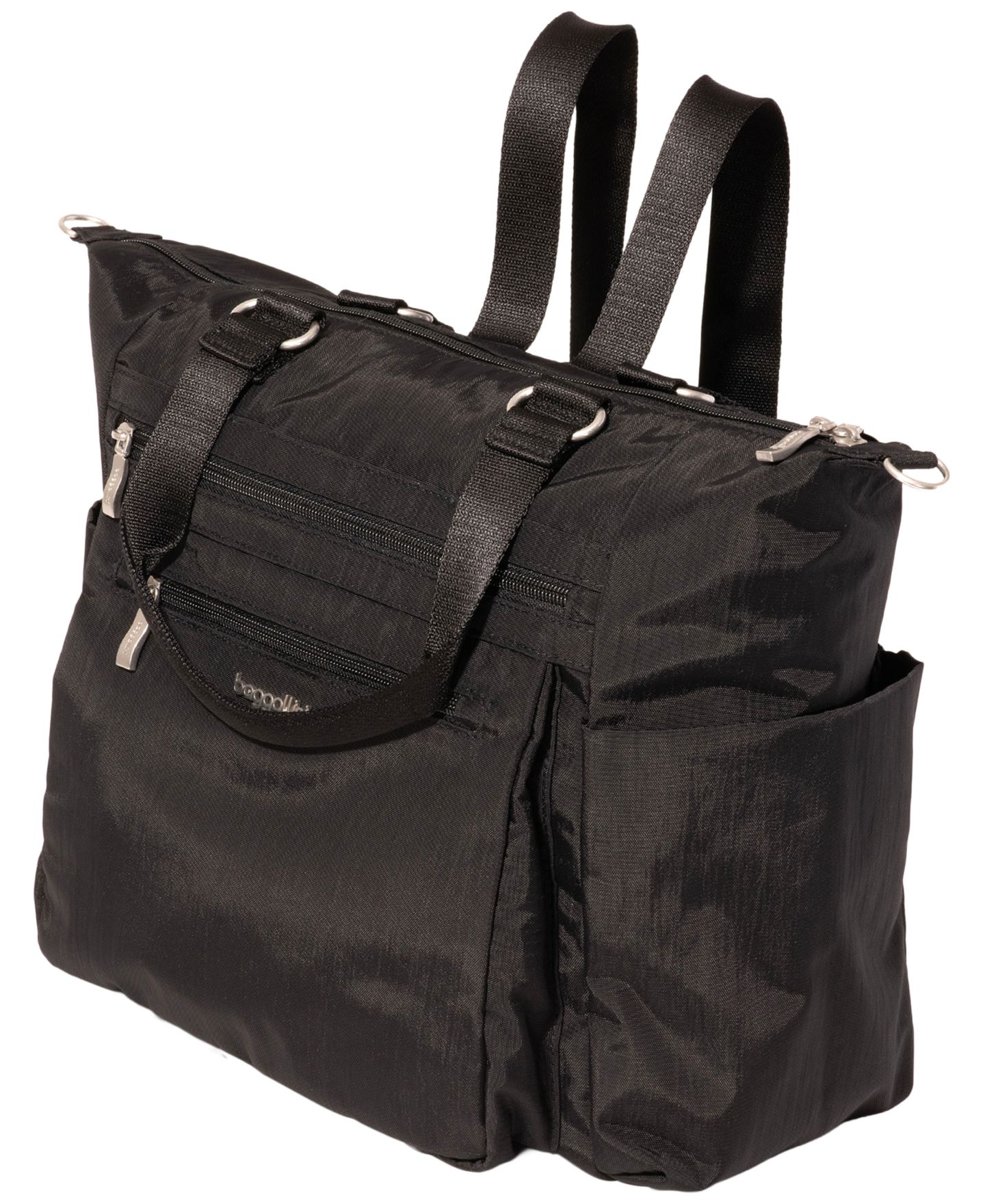 Женская сумка Baggallini Small Size Trifecta Convertible, цвет: Чёрный — фото 3