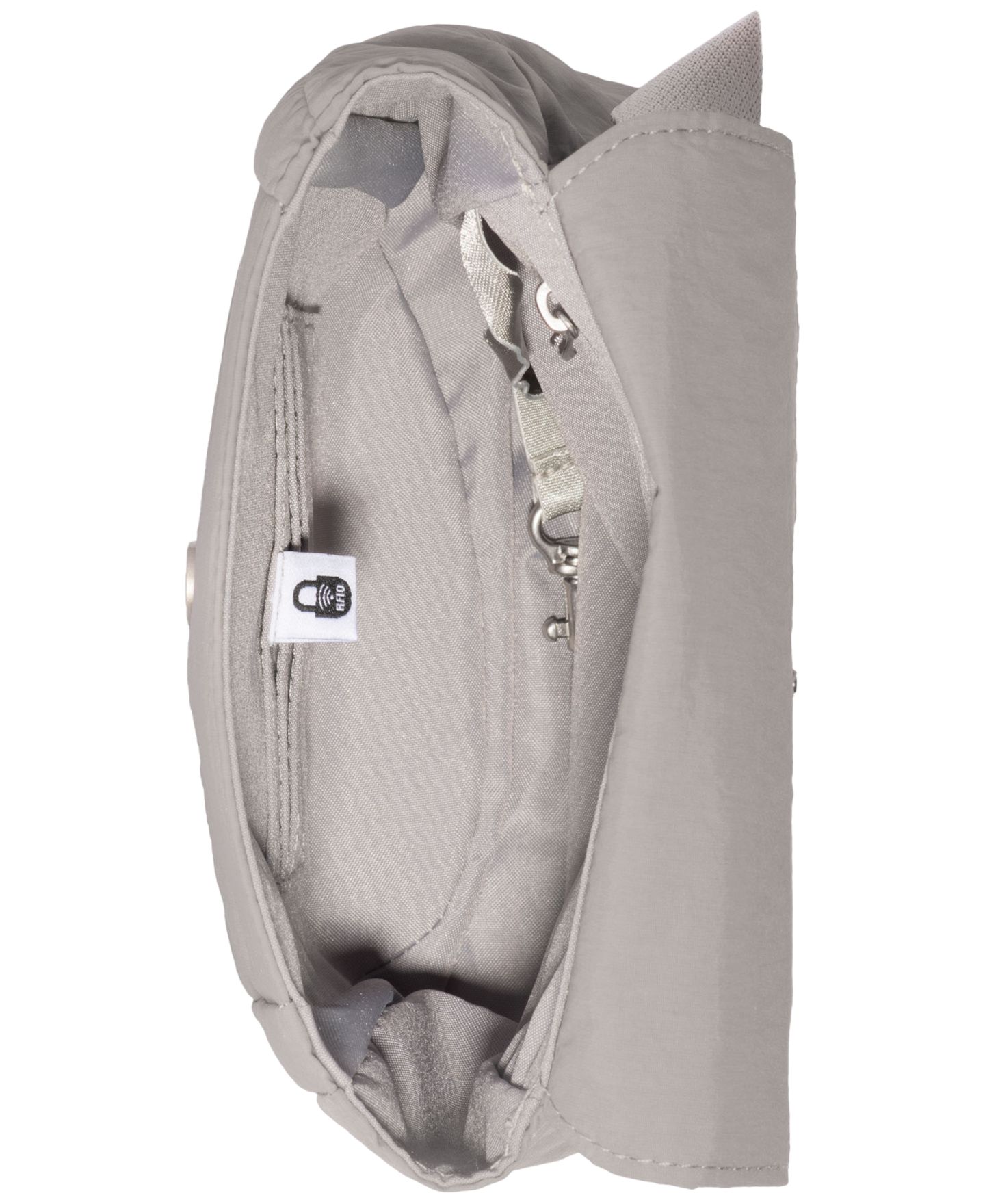 Женская сумка Baggallini Swift Flap Mini Crossbody, цвет: Серебряный — фото 4