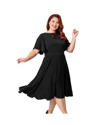 Plus Size 1930s Swing Dress