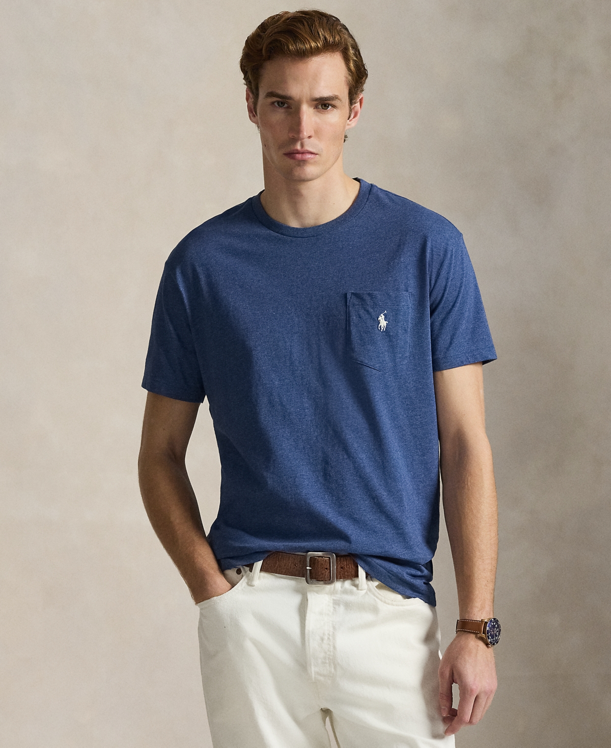 Polo Ralph Lauren Men's Classic Fit Crew Neck Pocket T-Shirt