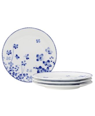 Bloomington Road Bread and Butter Appetizer Plates, Set of 4