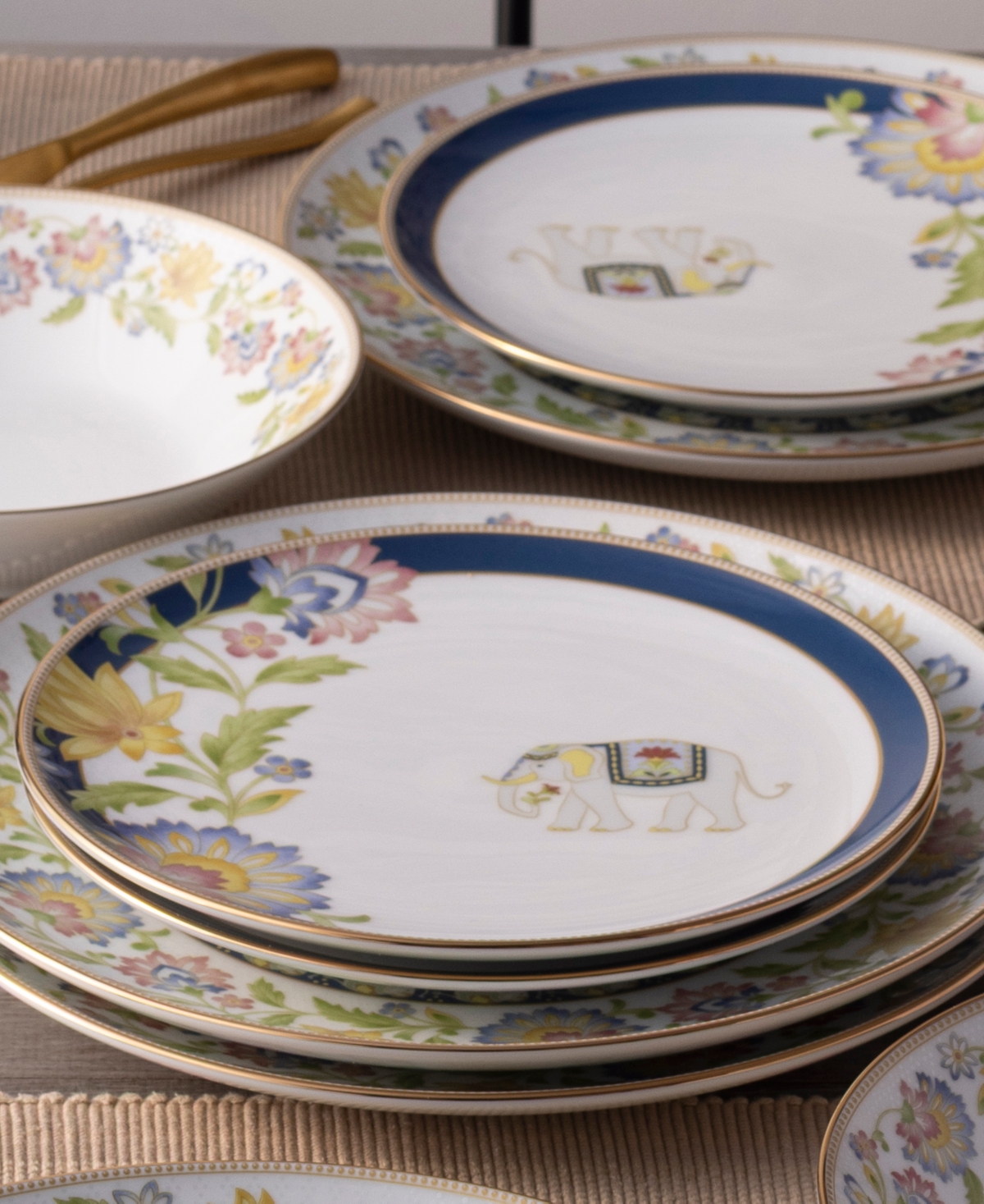 Noritake Tusker Garden Salad Plates, Set of 4