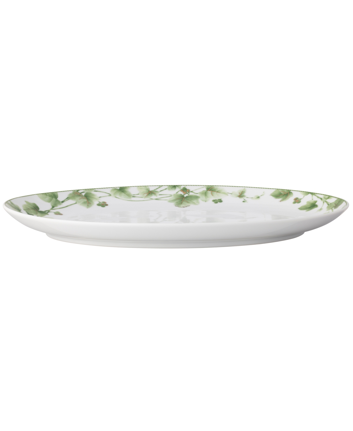 Noritake Ivy Whisper Oval Platter In Green