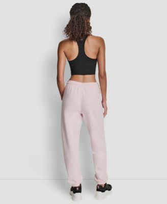 Women's Varsity Embroidered Logo Relaxed Pockets Pull-On Joggers