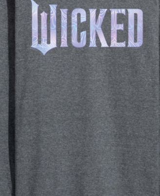 Men's Wicked Part 2 Sparkle Logo Graphic Printed Long-Sleeve T-Shirt
