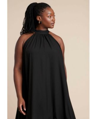 Women's High Low Dramatic Ruffle Detail Dress