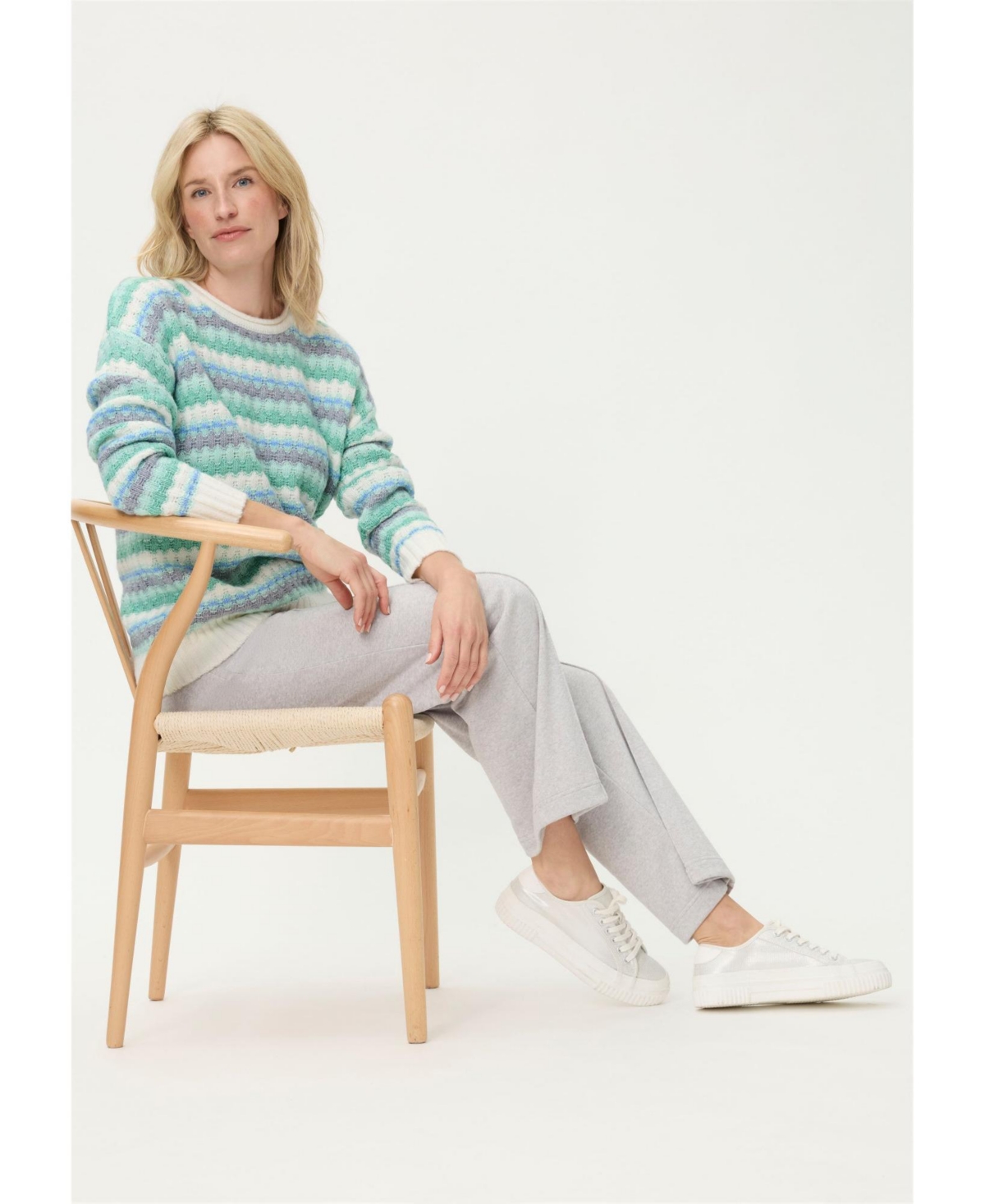 Olsen Women's Stripe Sweater