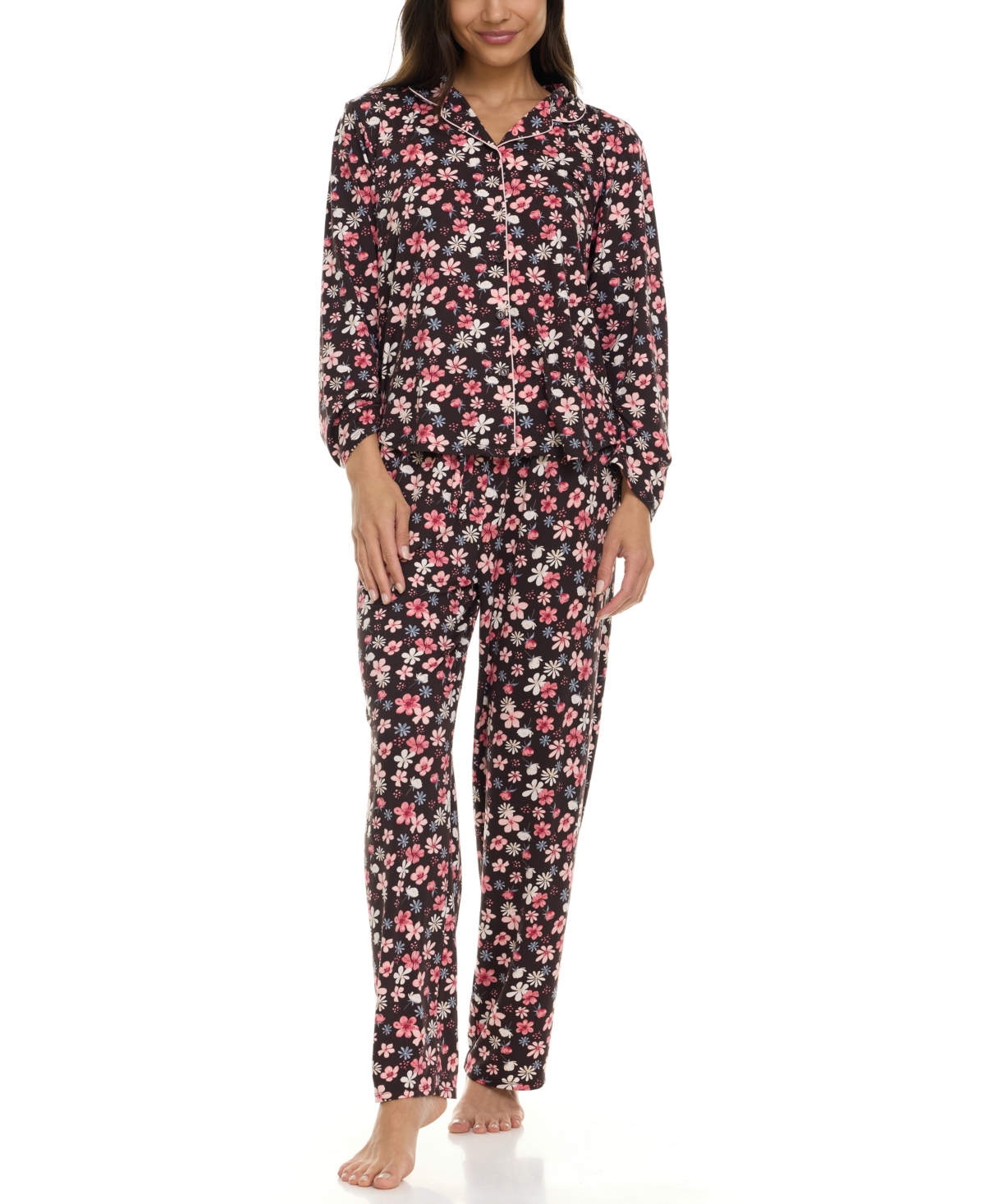Flora by Nikrooz Women's Lindsey Floral Pajama Set